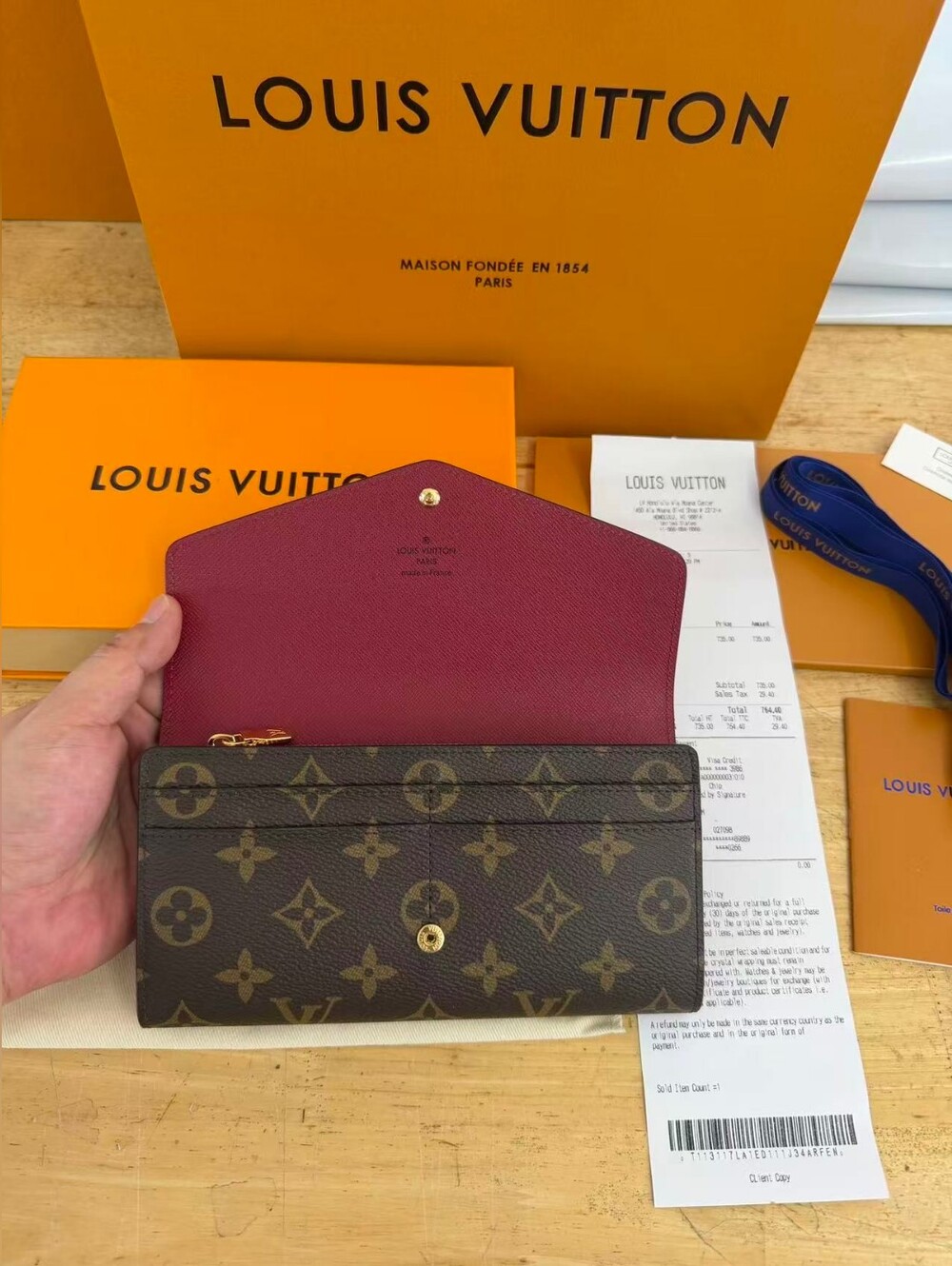 Louis Vuitton Monogram Sarah Wallet